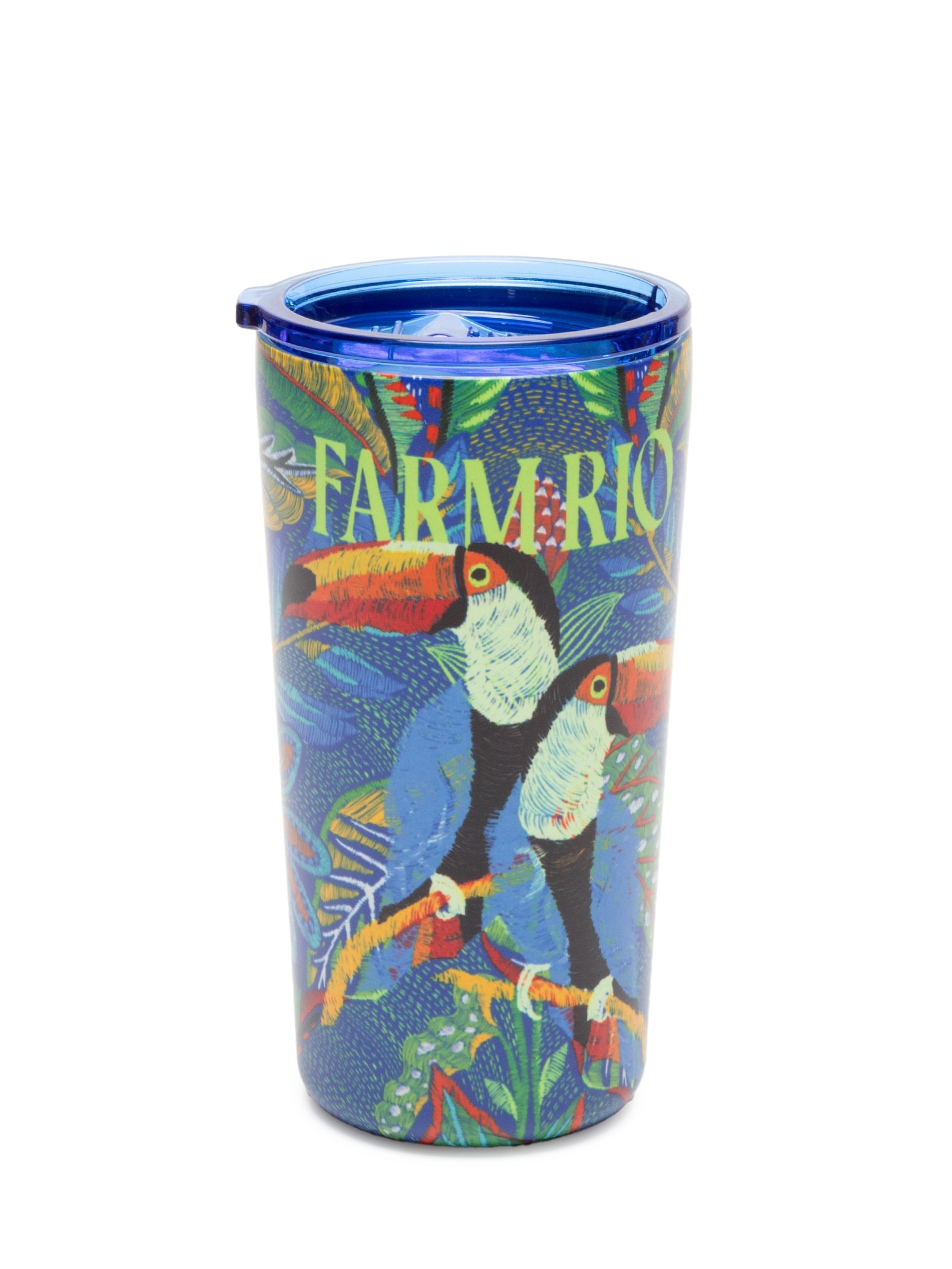 Copo Glub 500ML Tapete de Tucano Azul Farm Etc
