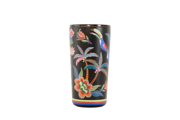 Copo Glub Jardim Tropical - Preto