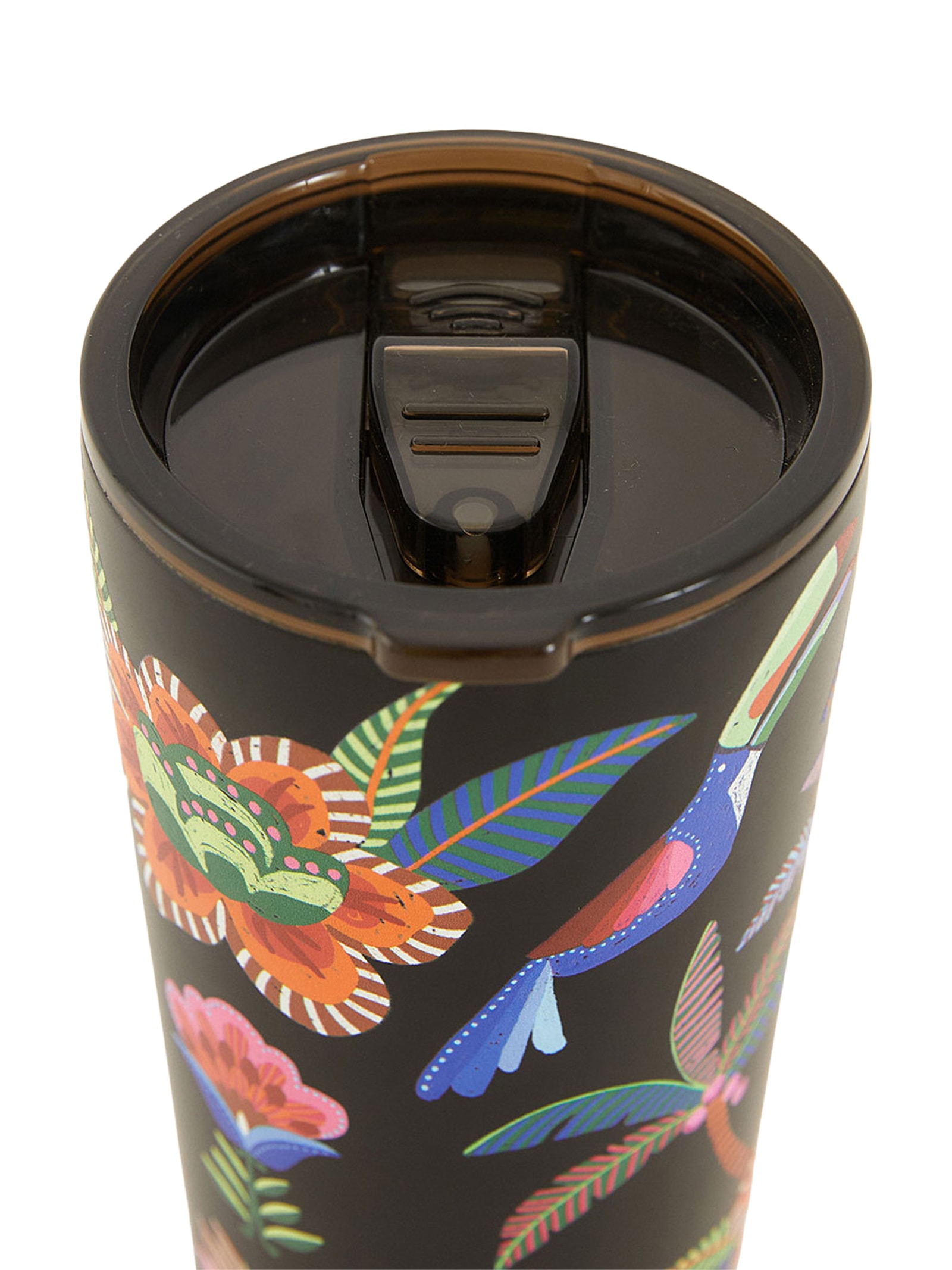 Copo Glub Jardim Tropical Preto Farm Etc
