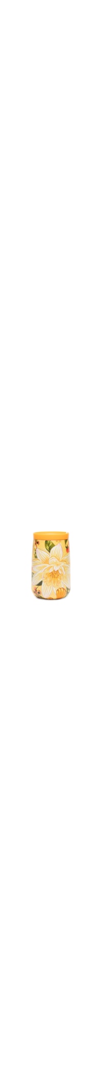 Copo Que Sede 500ML Floral Ararajuba - Amarelo