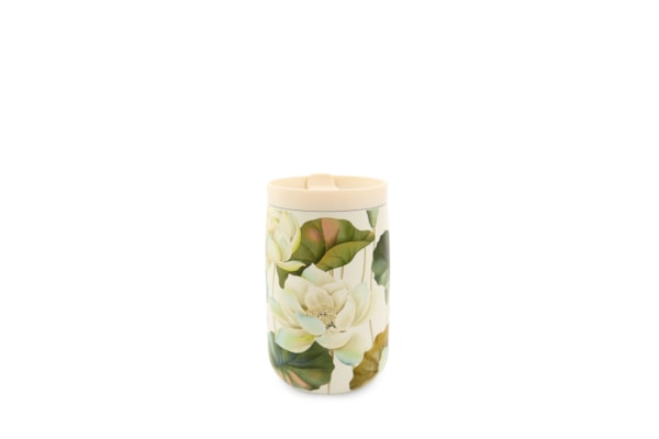 Copo Que Sede Flor De Lotus 450ml - Bege