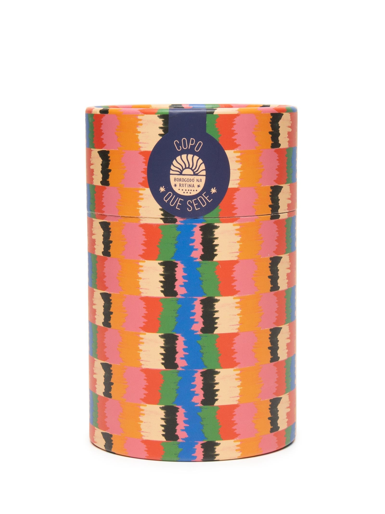 Copo Que Sede Quadriculado Bosque Azul Farm Etc