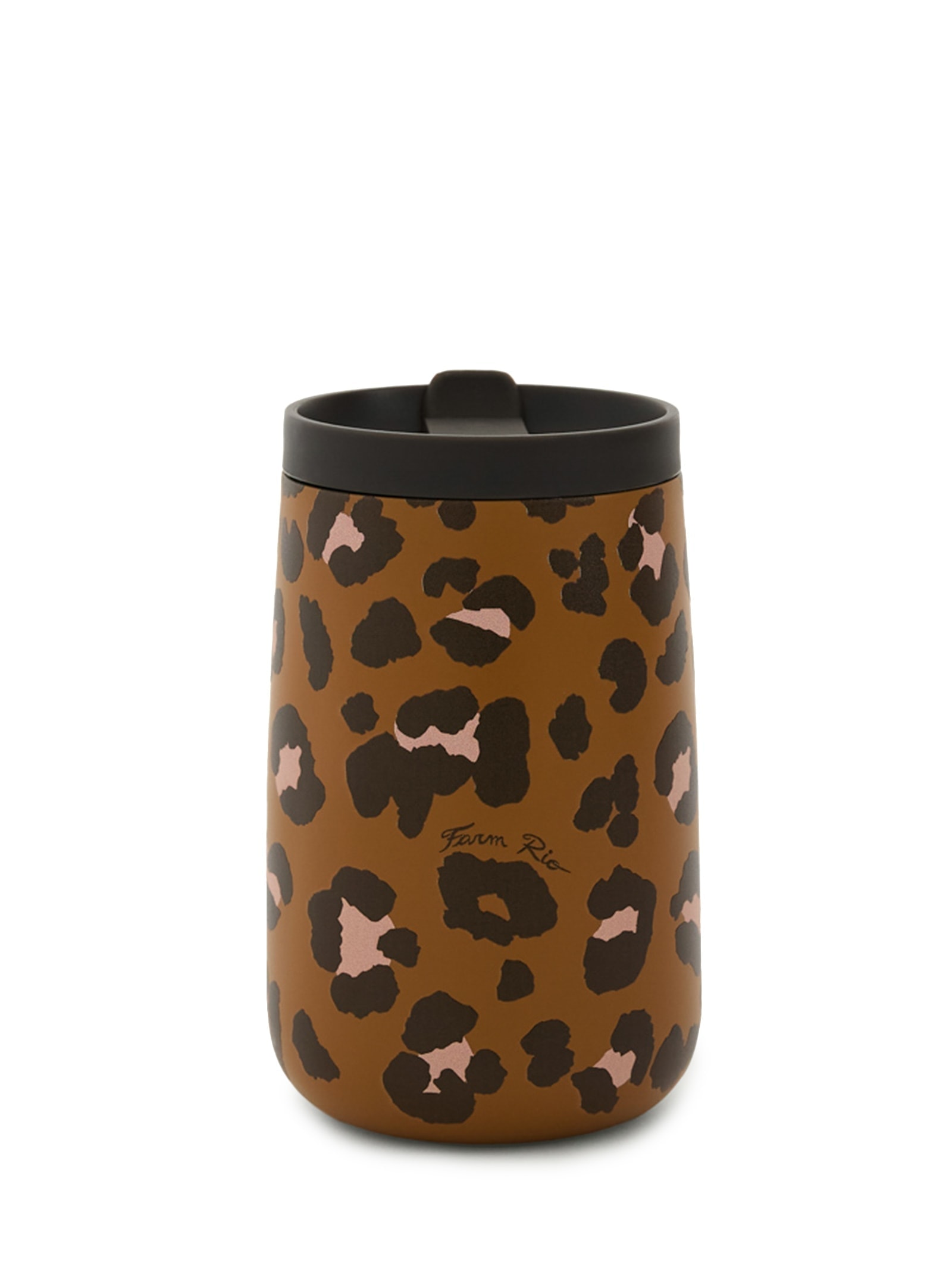 Copo Que Sede Rio Onça Bandana 450ml Animal Print Farm Etc