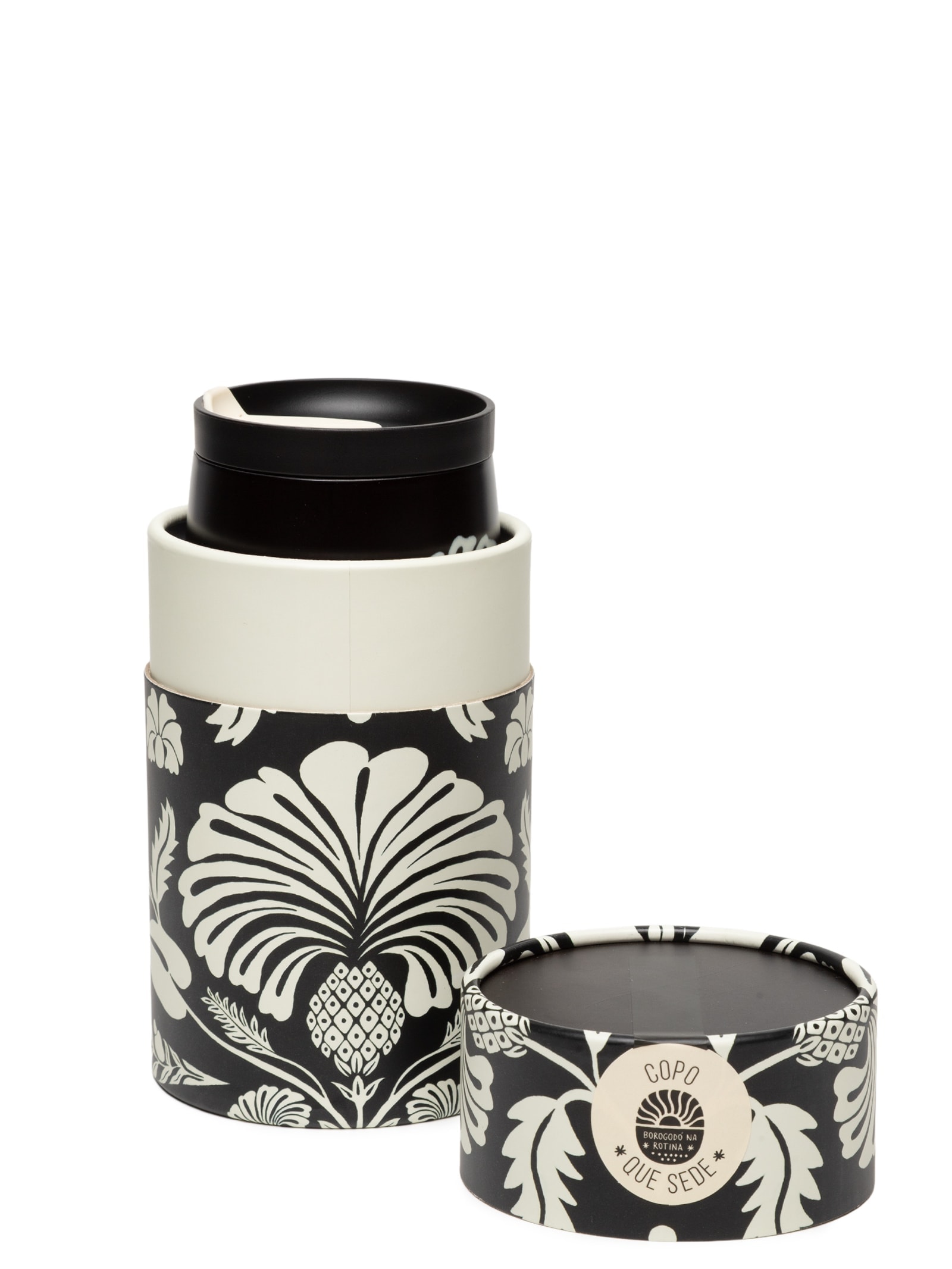 Copo Que Sede Sintra 450ML Preto Farm Etc