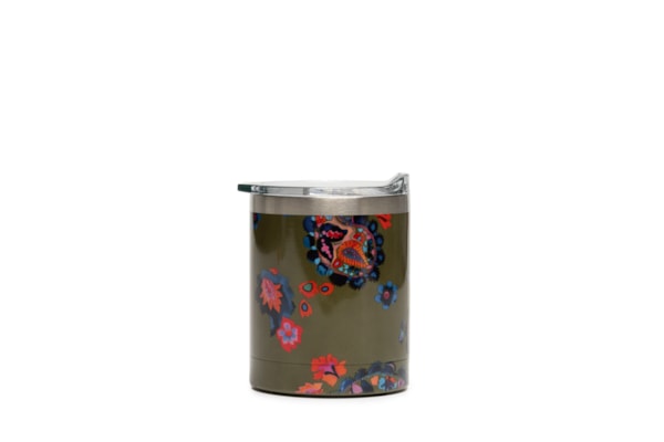 Copo Térmico 350ml Estampa Paisley Acqua - Verde
