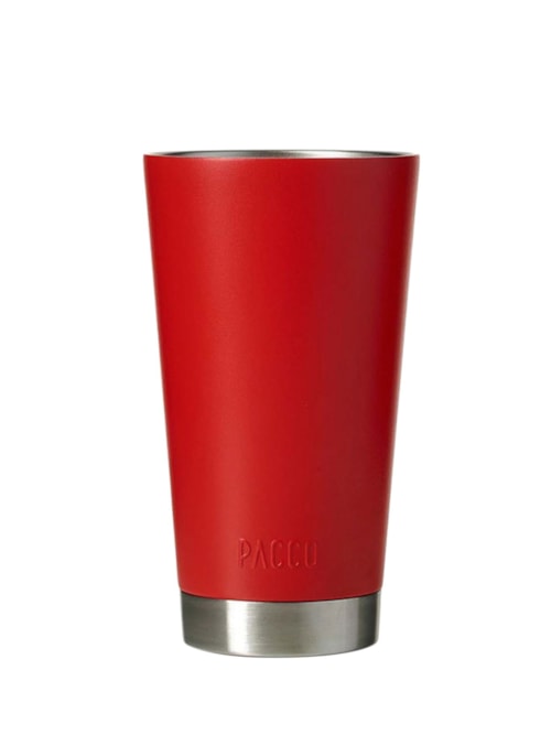 Copo Térmico Drink Em Aço Inox 473 ml – Vermelho