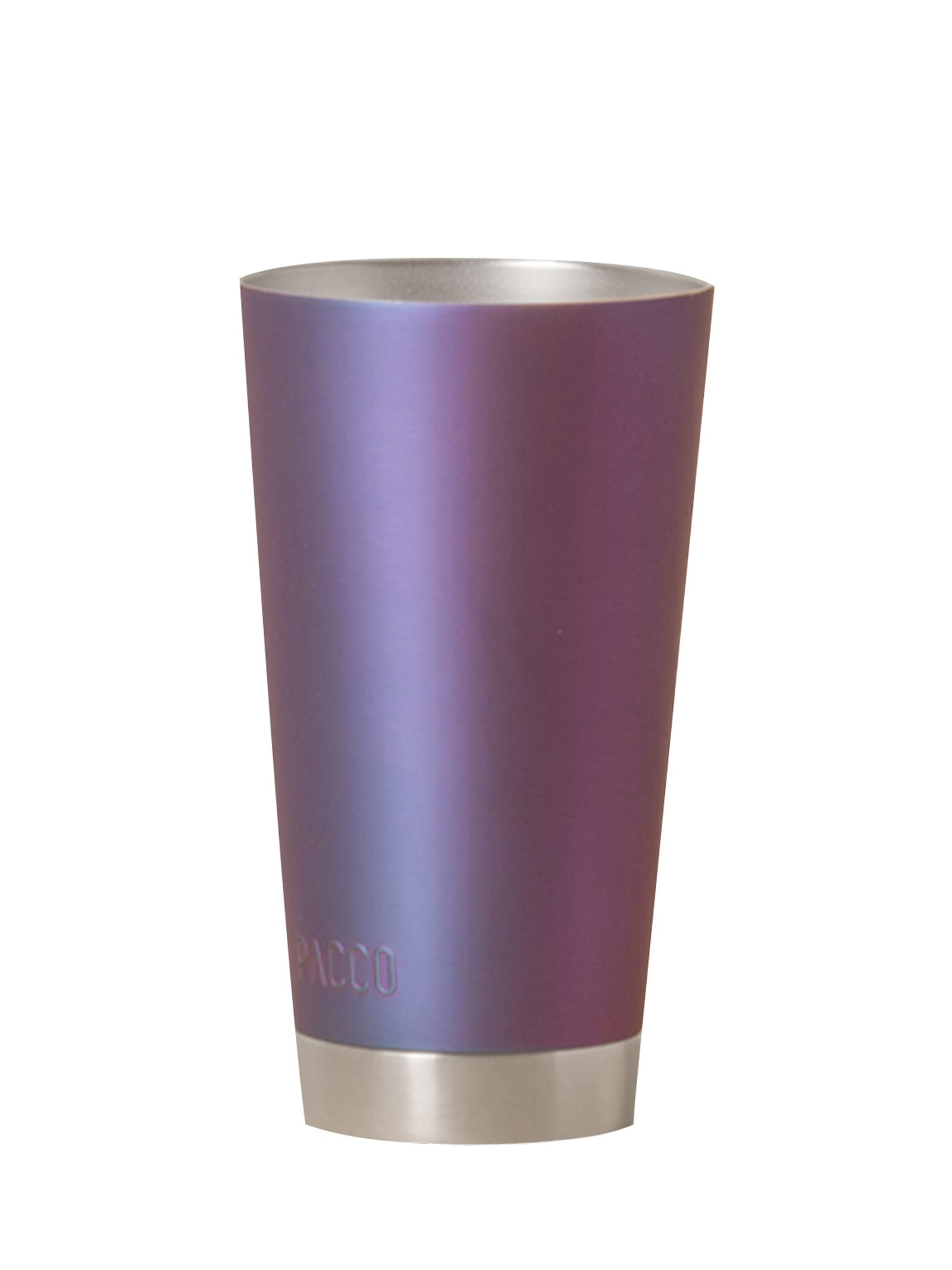 Copo Térmico Em Inox Beercup Com Abridor Roxo Pacco