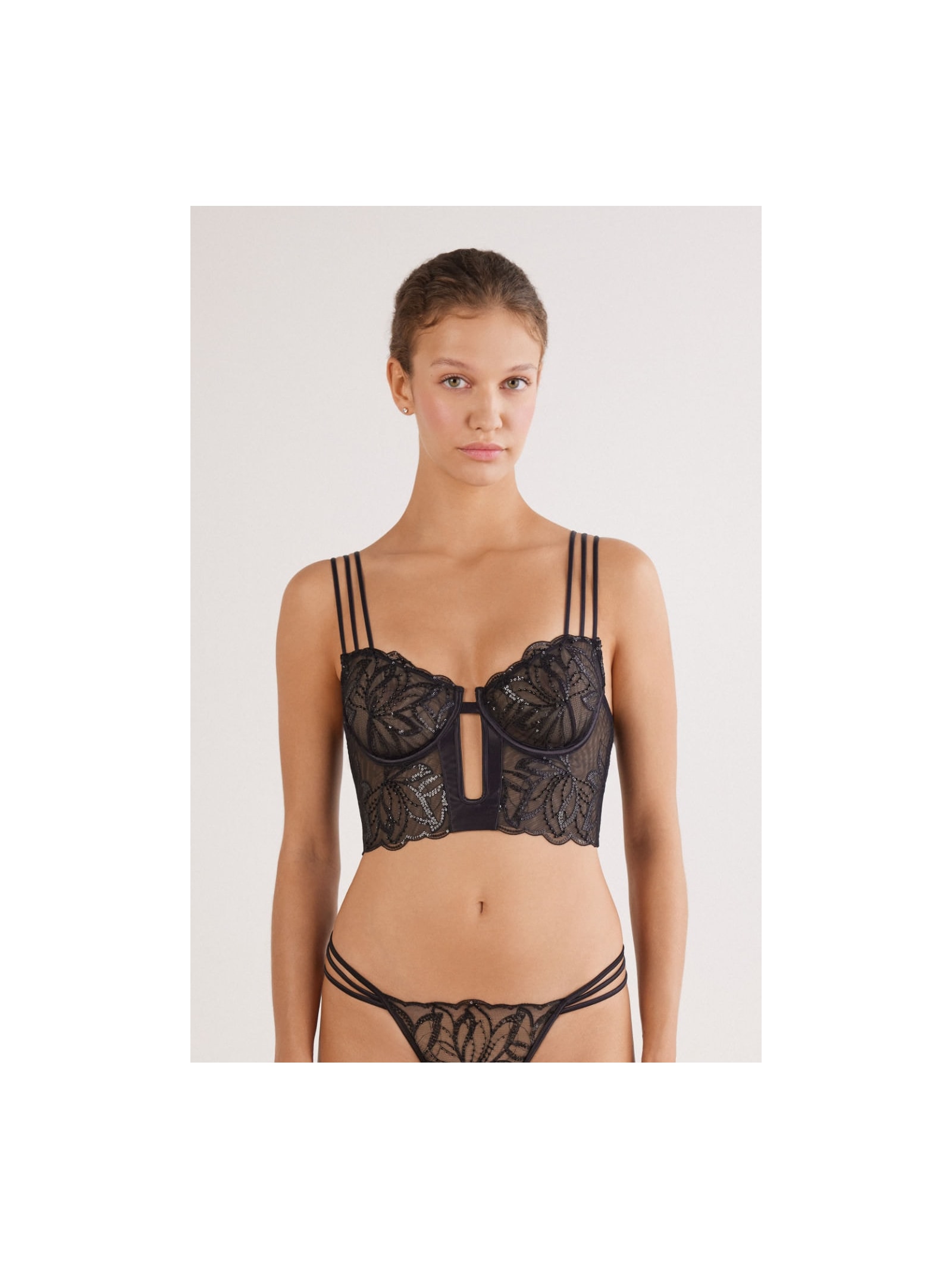 Corpete Balconette Dark Moon Girl Preto Intimissimi