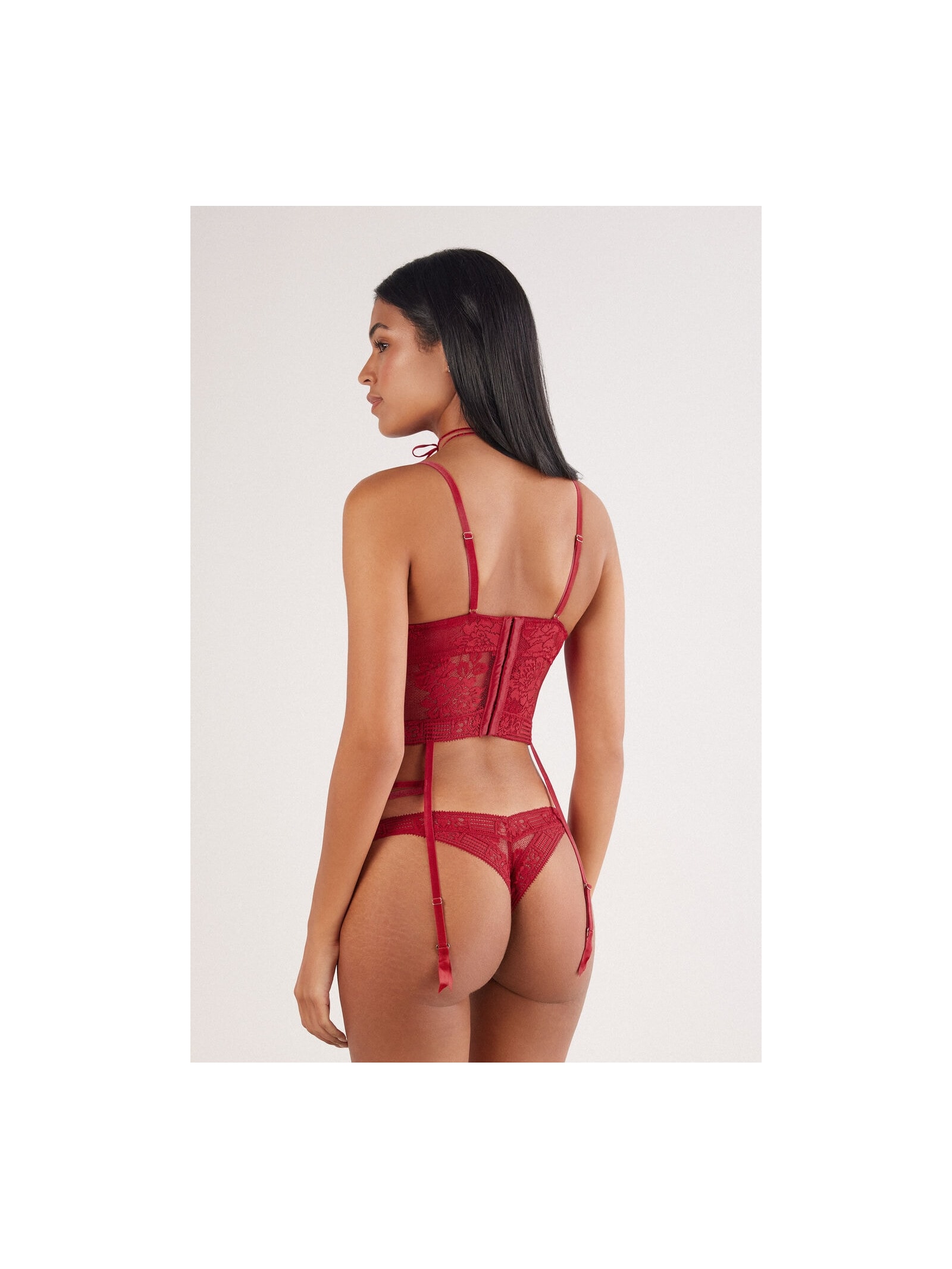 Corpete Com Cinta-Liga La Femme Fatale Vermelho Intimissimi