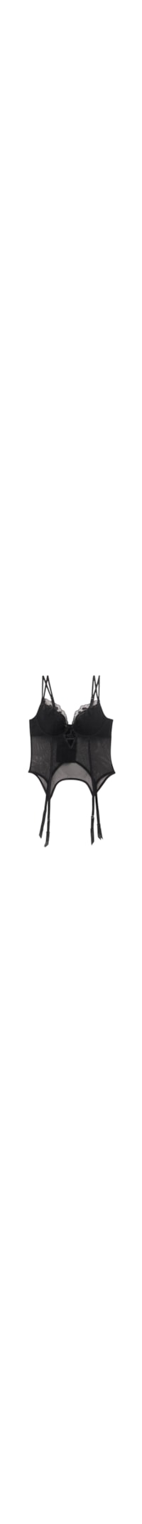 Corpete Frou Frou Romance - Preto