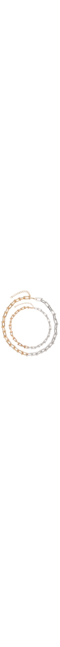 Corrente Feminina Bicolor - Dourado