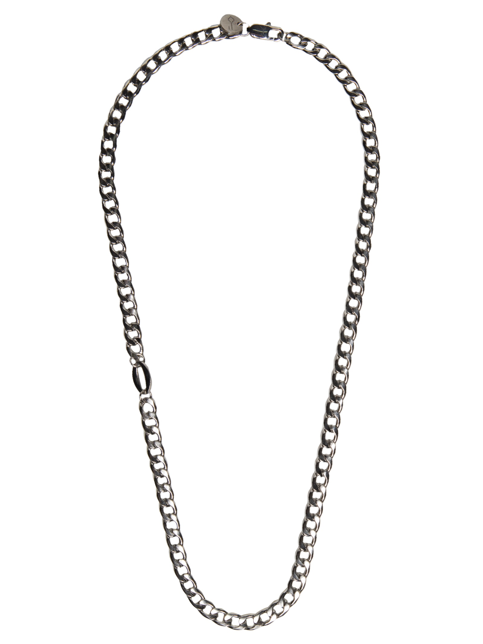 Corrente Masculina Mendes Prateado Key Design