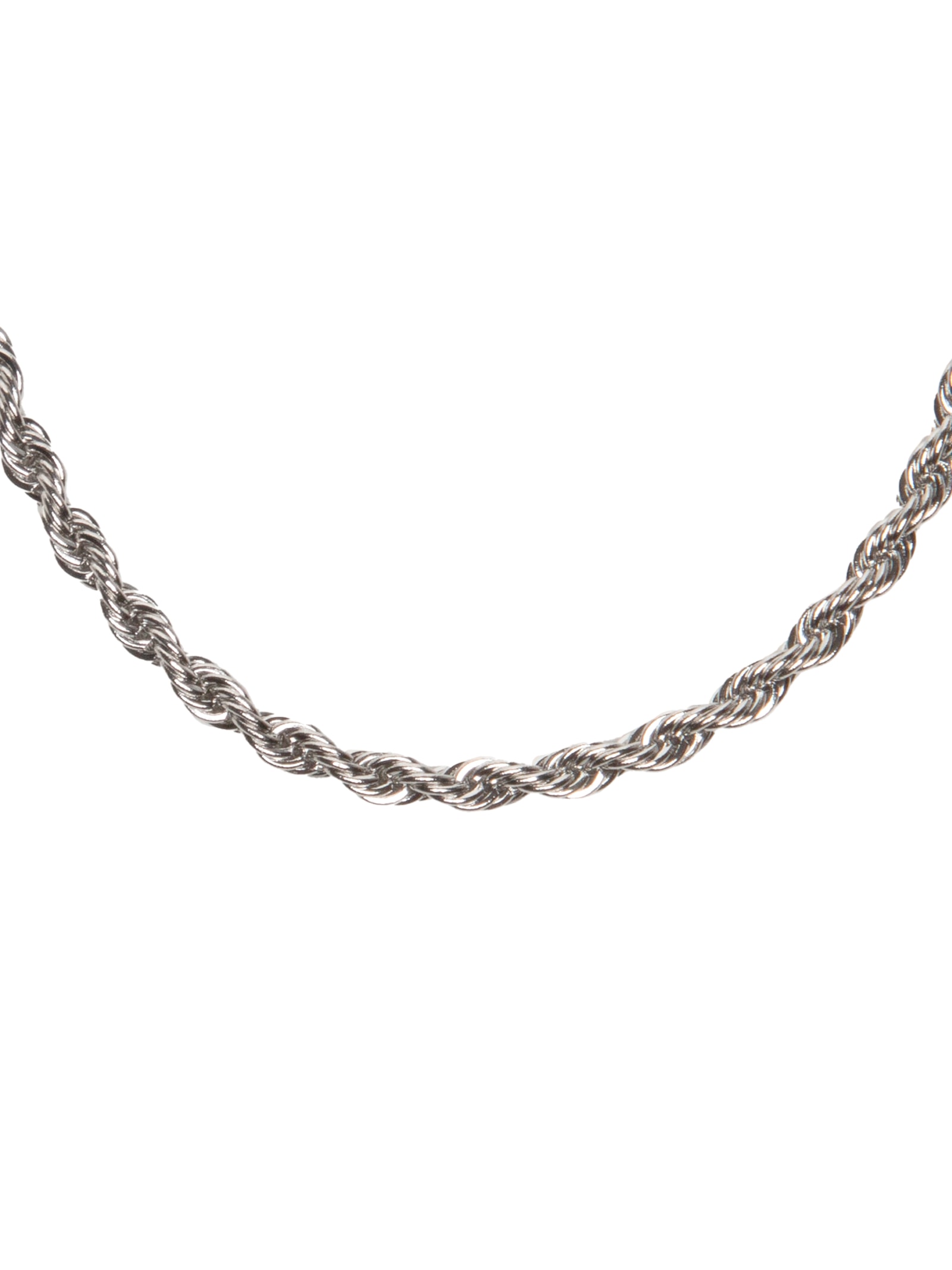 Corrente Masculina Unlocked Prateado Key + Balbi