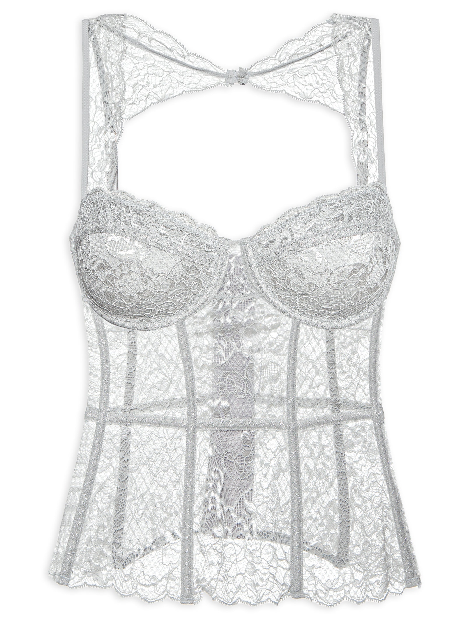 Corselet Leve Com Aro Cinza Valisere
