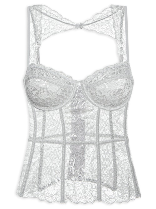 Corselet Leve Com Aro - Cinza