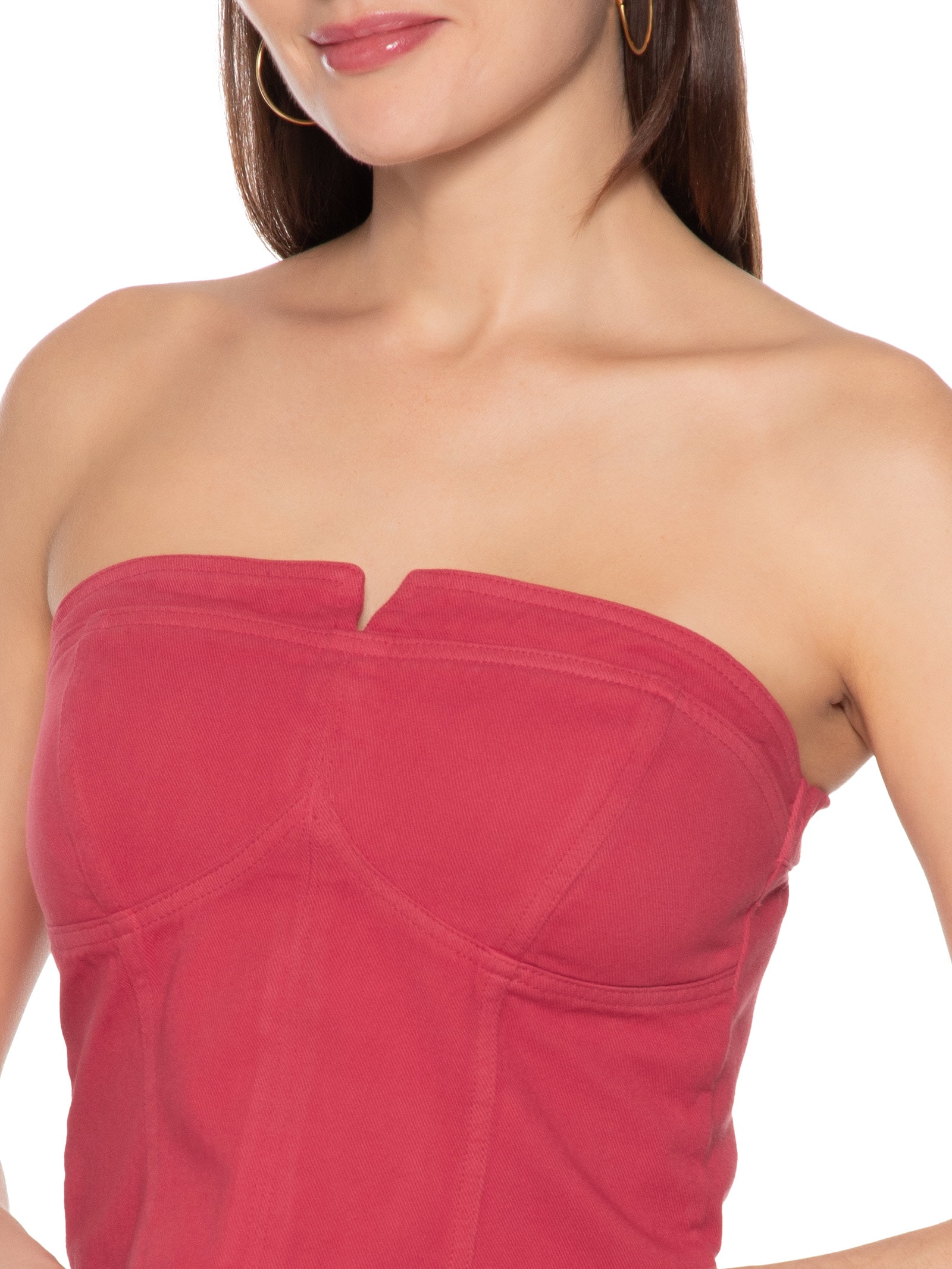 Corselet Liso Vermelho Cacay