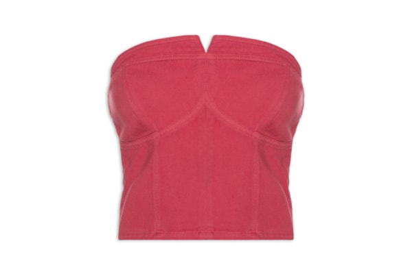 Corselet Liso - Vermelho