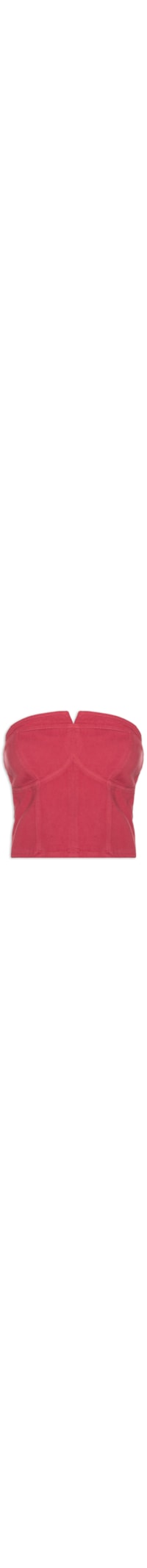 Corselet Liso - Vermelho