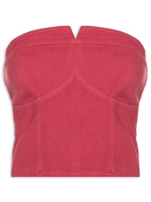 Corselet Liso – Vermelho