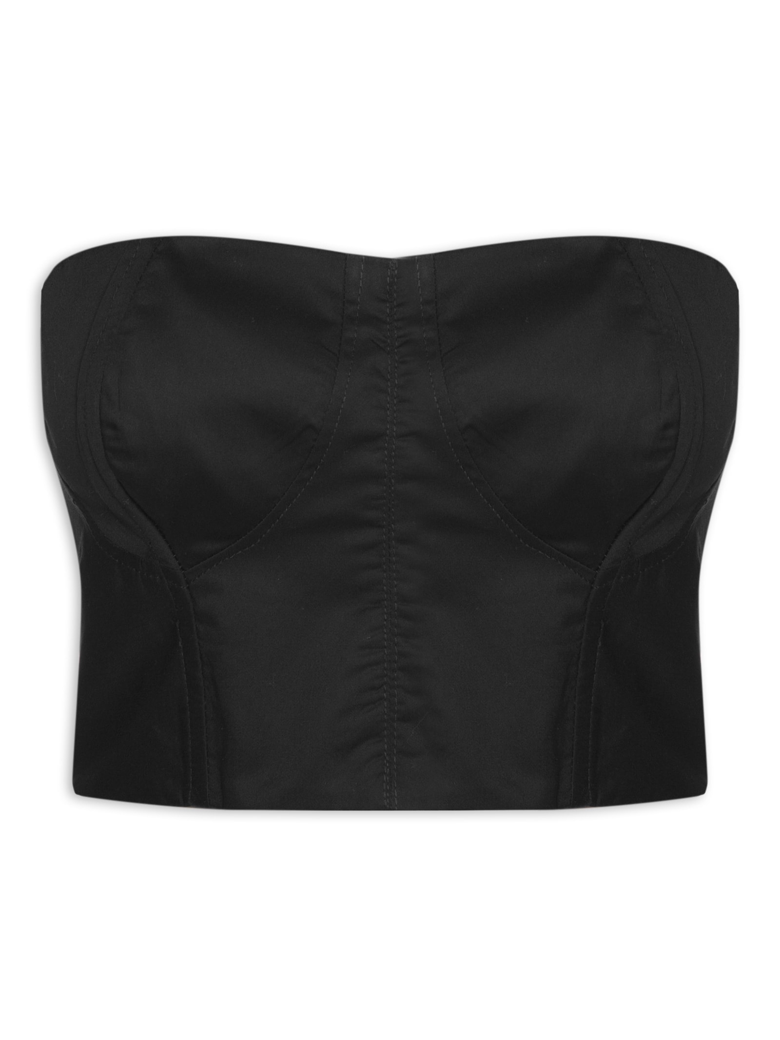 Corselet Sem Alça Preto Dress To