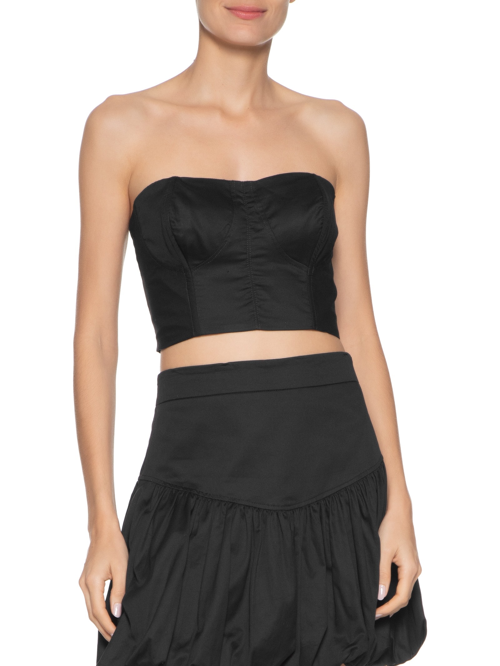 Corselet Sem Alça Preto Dress To