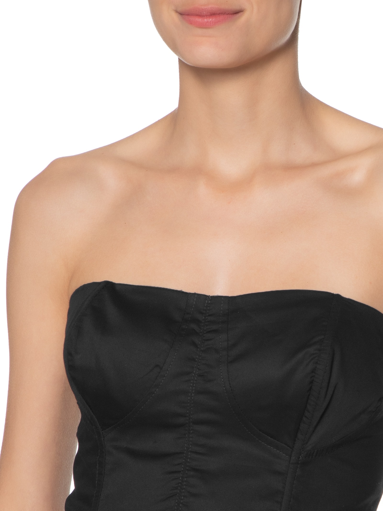 Corselet Sem Alça Preto Dress To