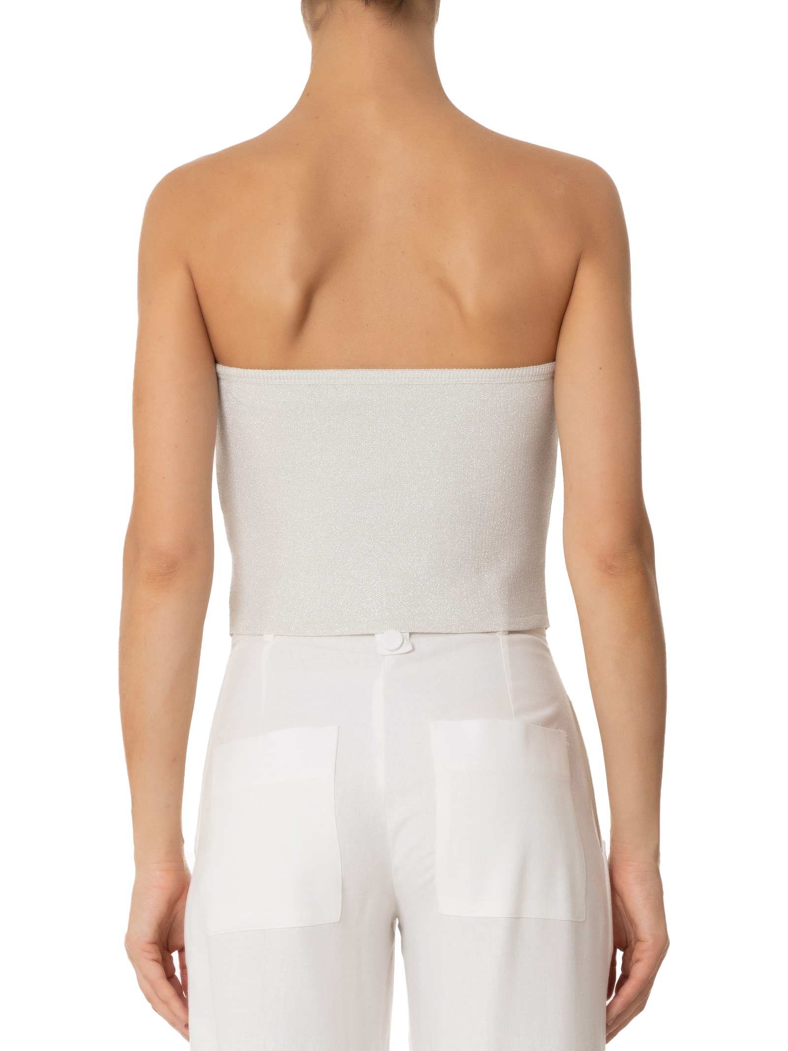 Corselet Tricot Brilho Cinza Dress To