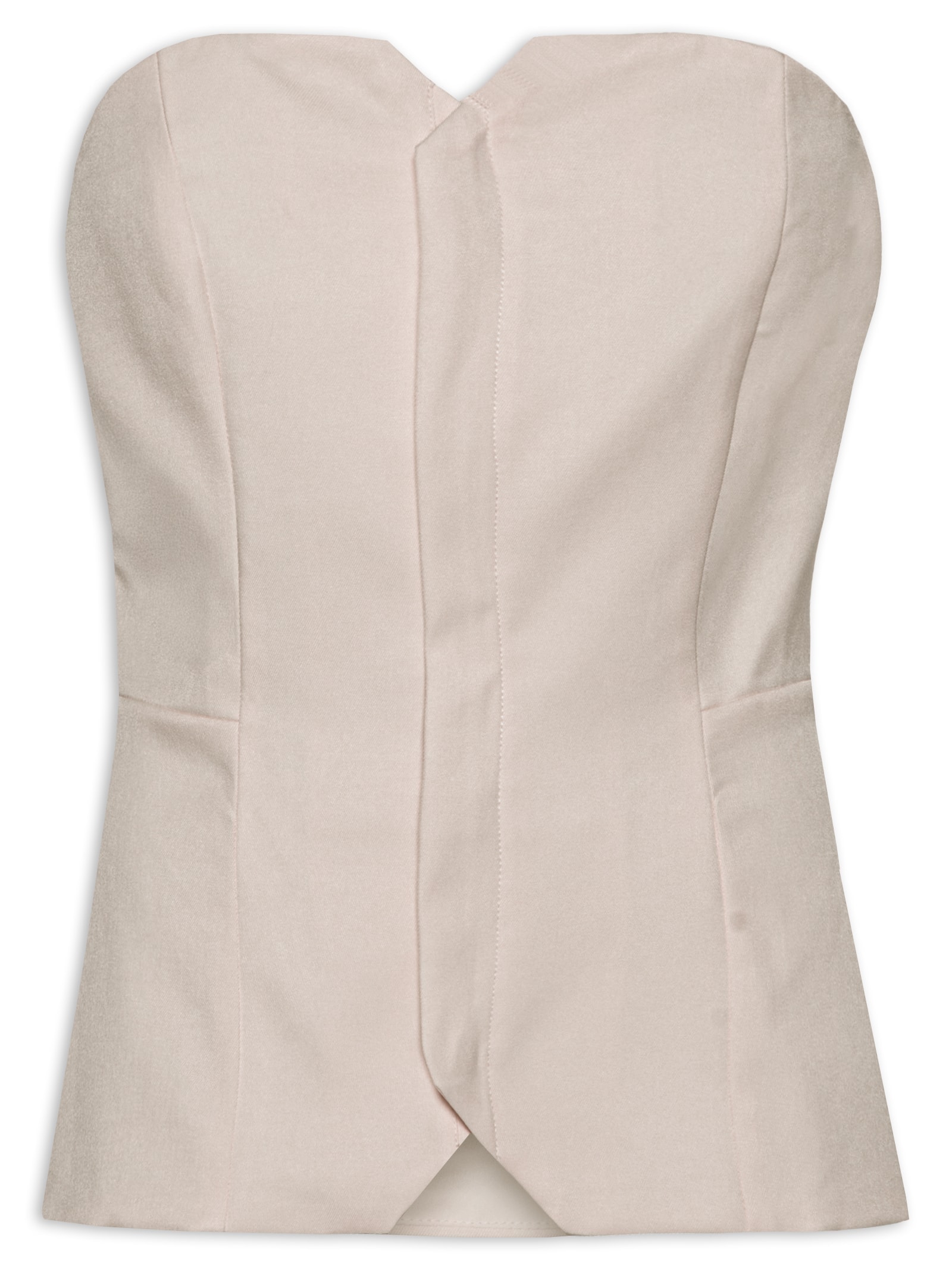 Corset Feminino Alfaiataria Bege Market 33