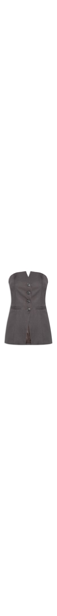 Corset Feminino Alongado Pied - Marrom