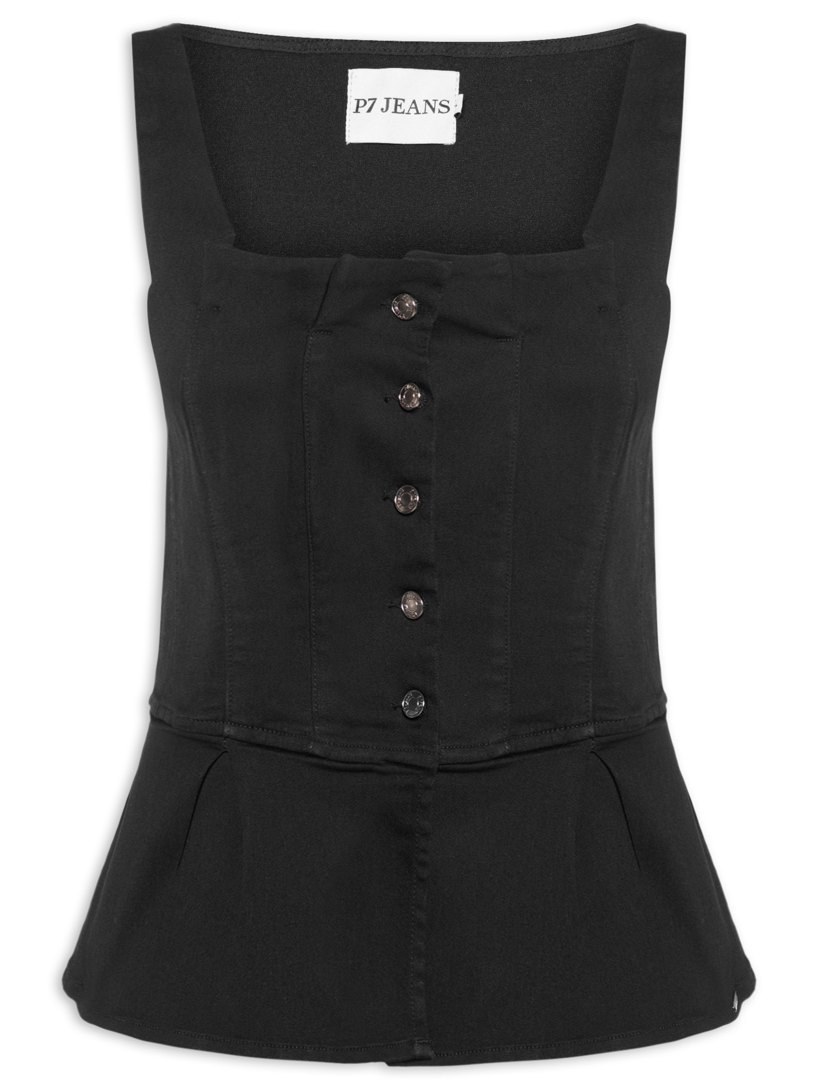 Corset Feminino Amelie Preto P7 Jeans