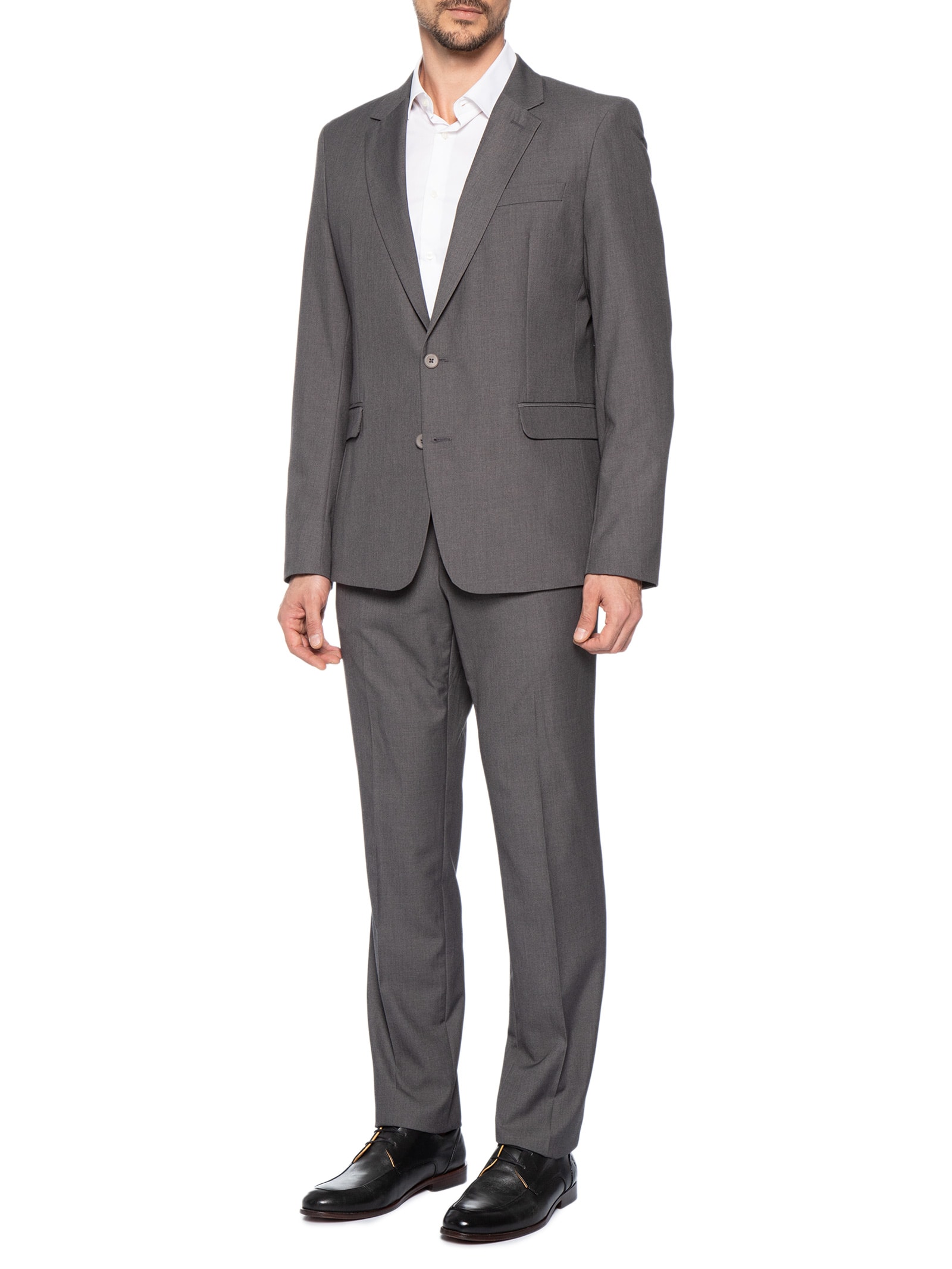 Costume Masculina Essentials Slim Cinza Calvin Klein