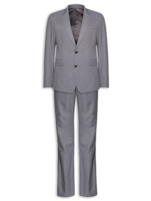 Costume Masculina Essentials Slim – Cinza
