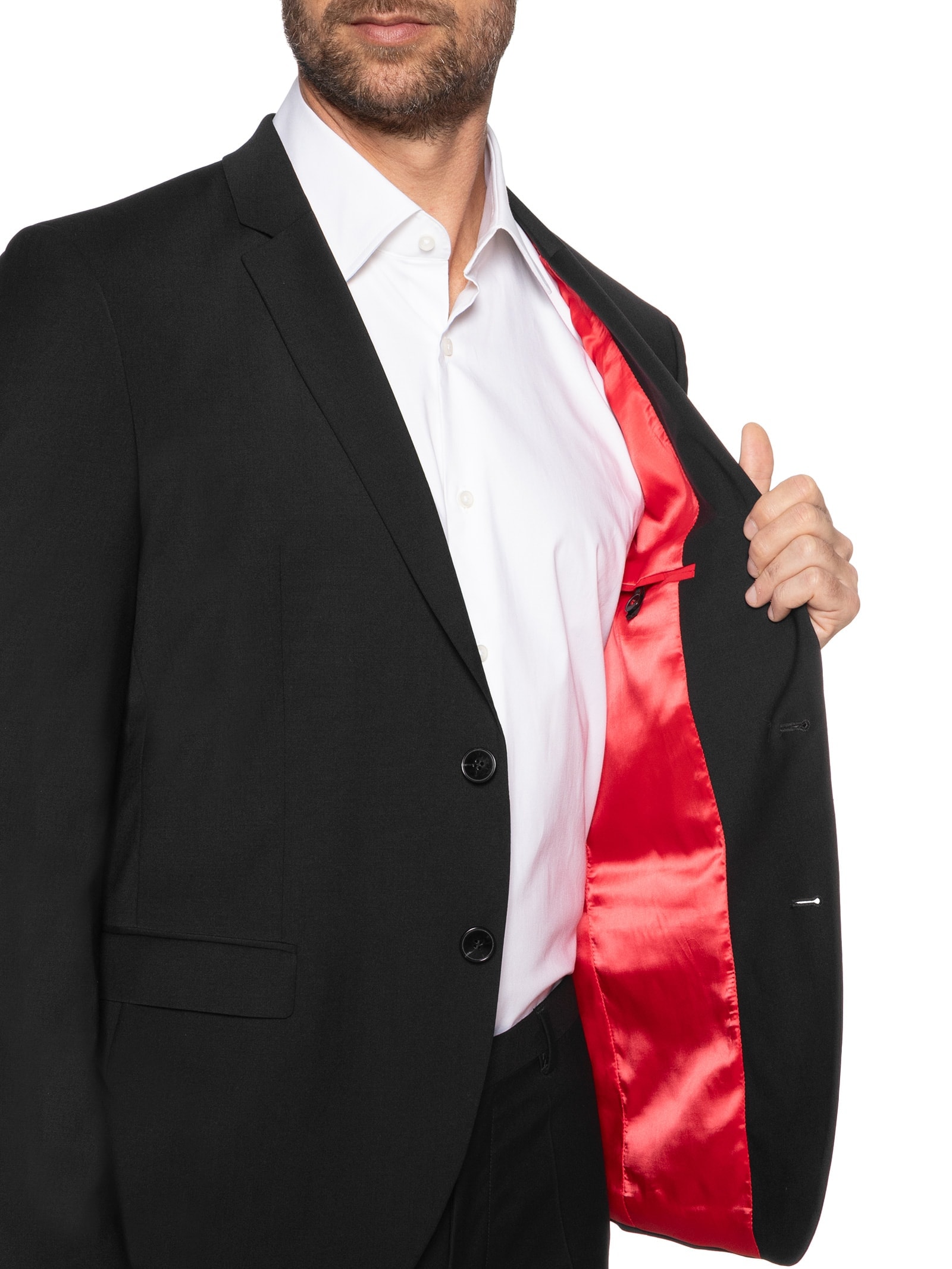 Costume Masculino Arti/Hesten Preto  Hugo