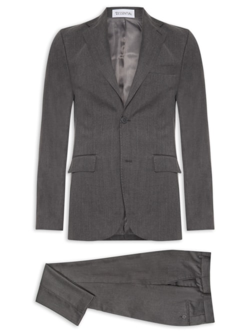 Costume Masculino Casual - Cinza