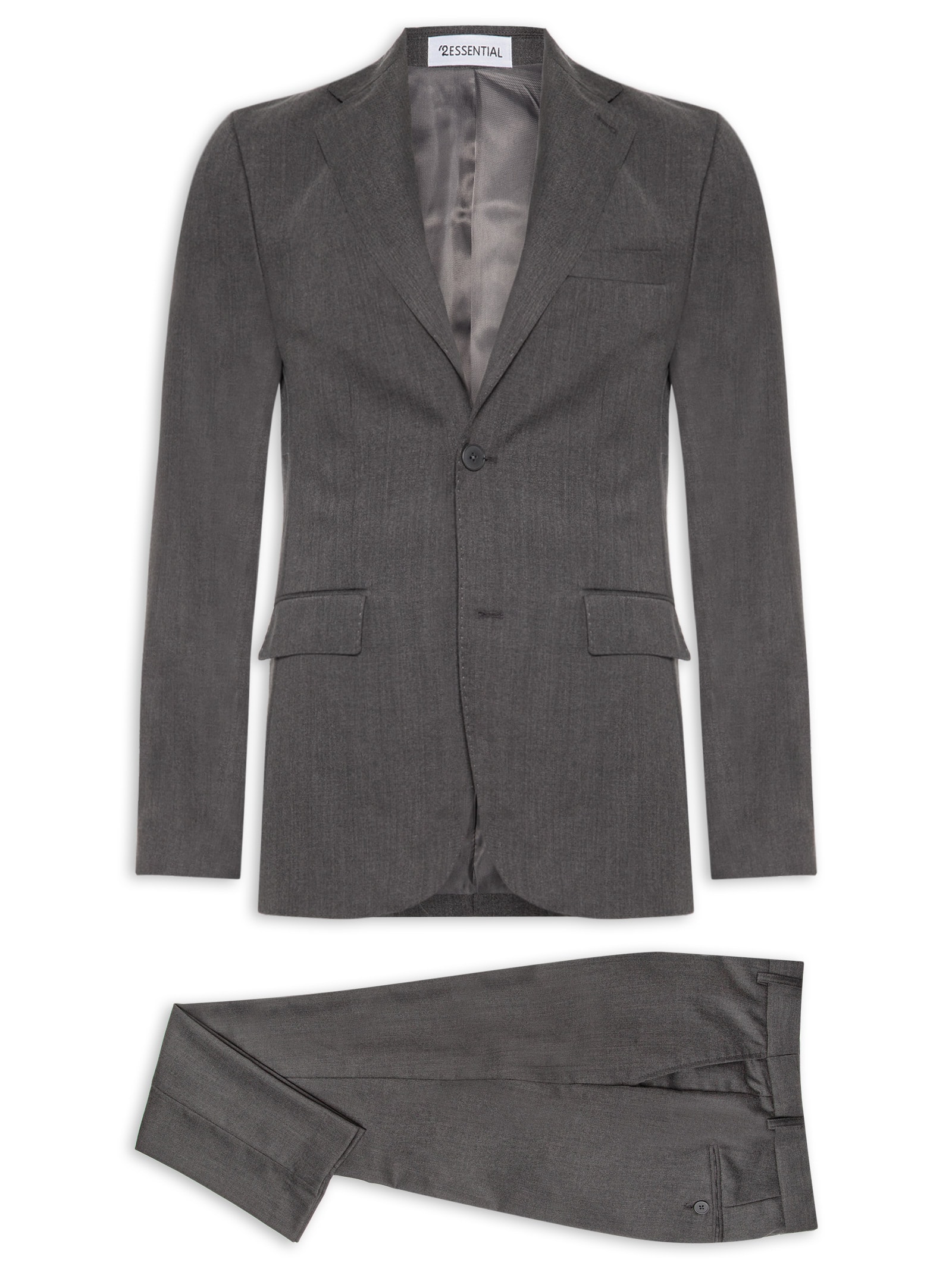 Costume Masculino Casual – Cinza '2 Essential