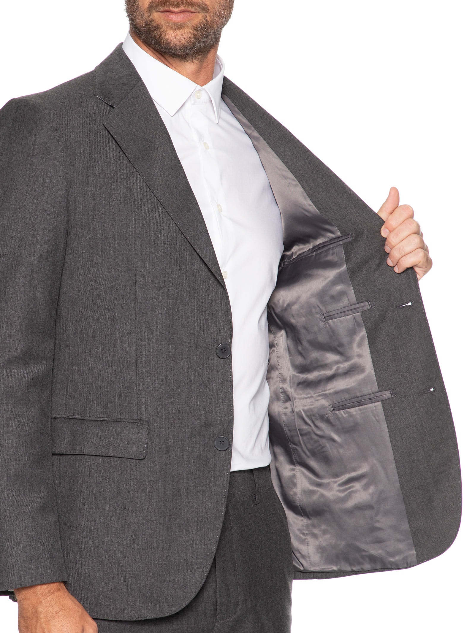 Costume Masculino Casual – Cinza '2 Essential