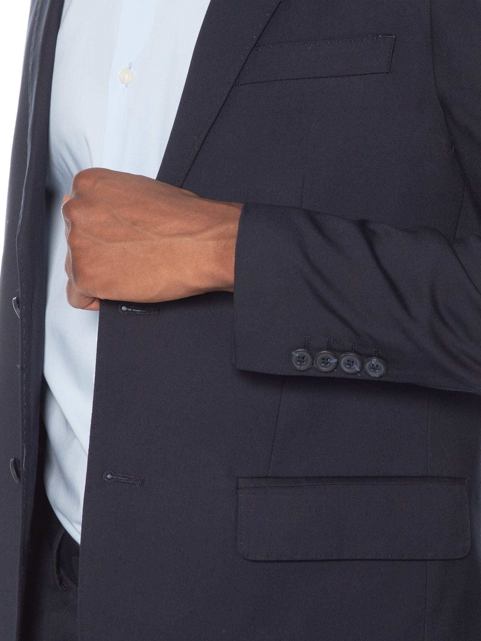 Costume Masculino Comfort Formal em Tencel Azul '2 Essential