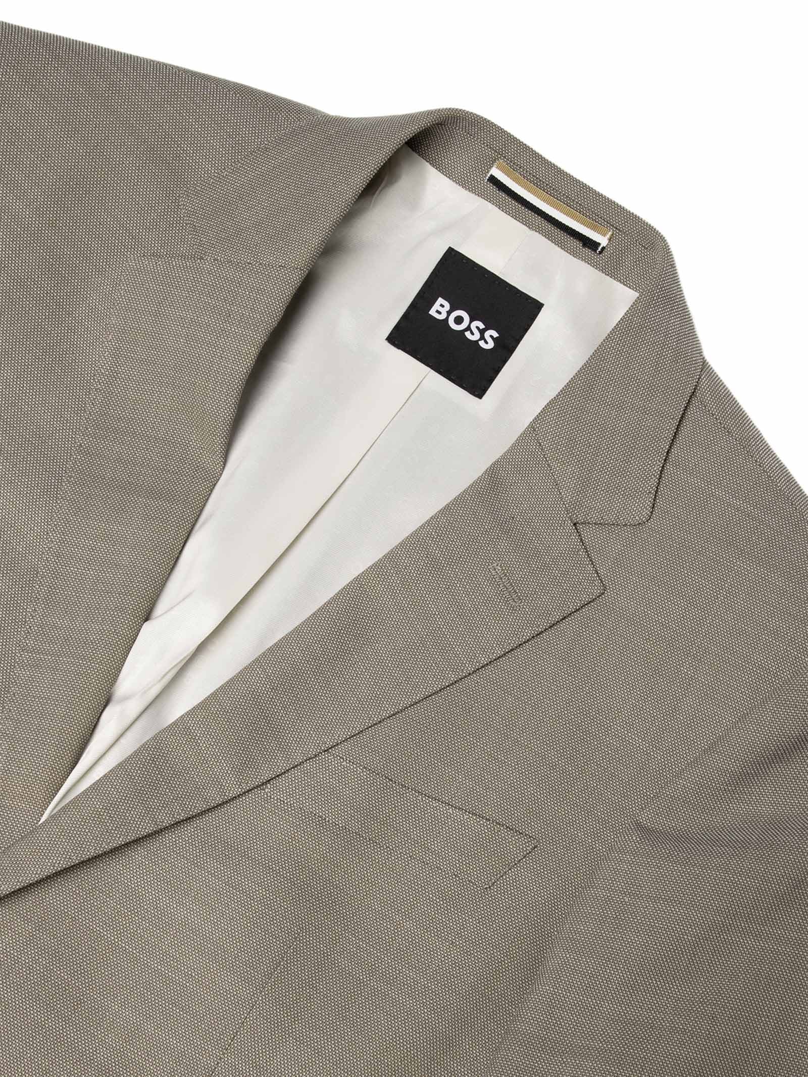 Costume Masculino H-Huge 2 Peças Bege Boss