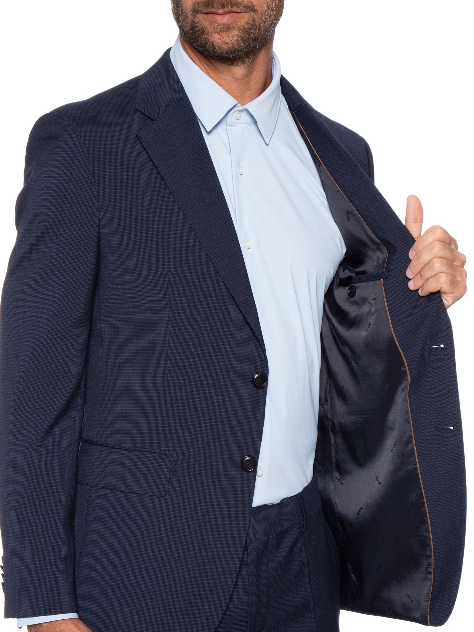 Costume Masculino H-Huge Azul Boss