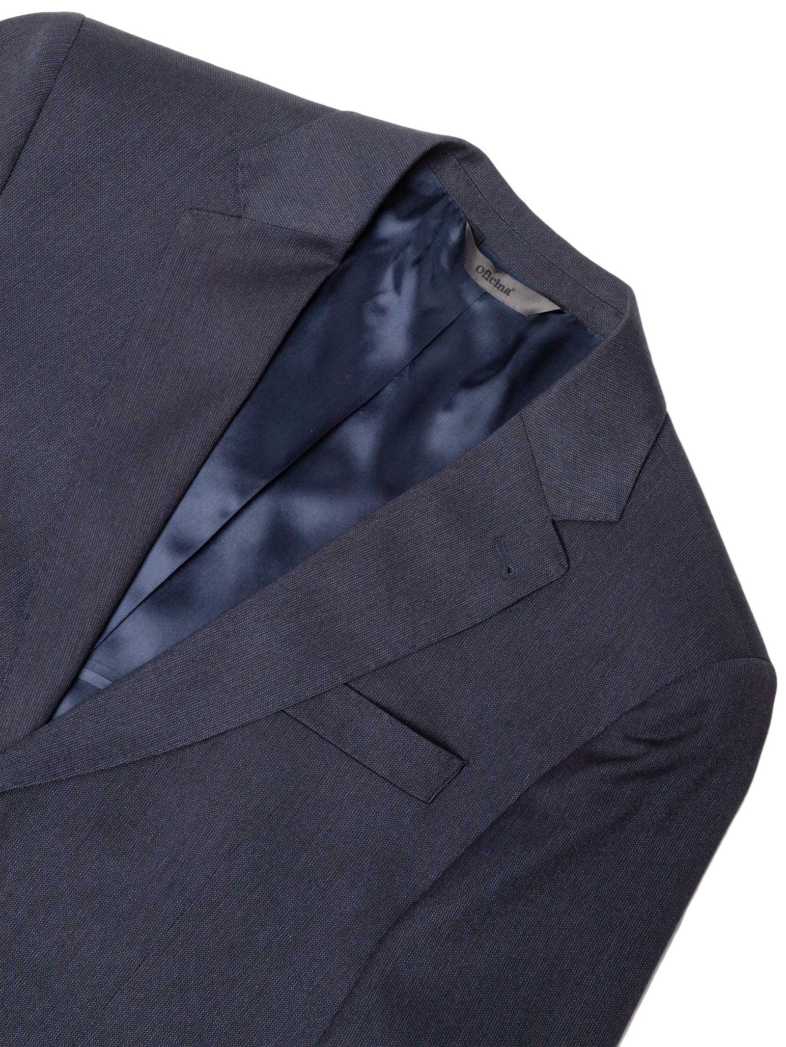 Costume Masculino Misto Viscose Liso Azul Oficina Reserva