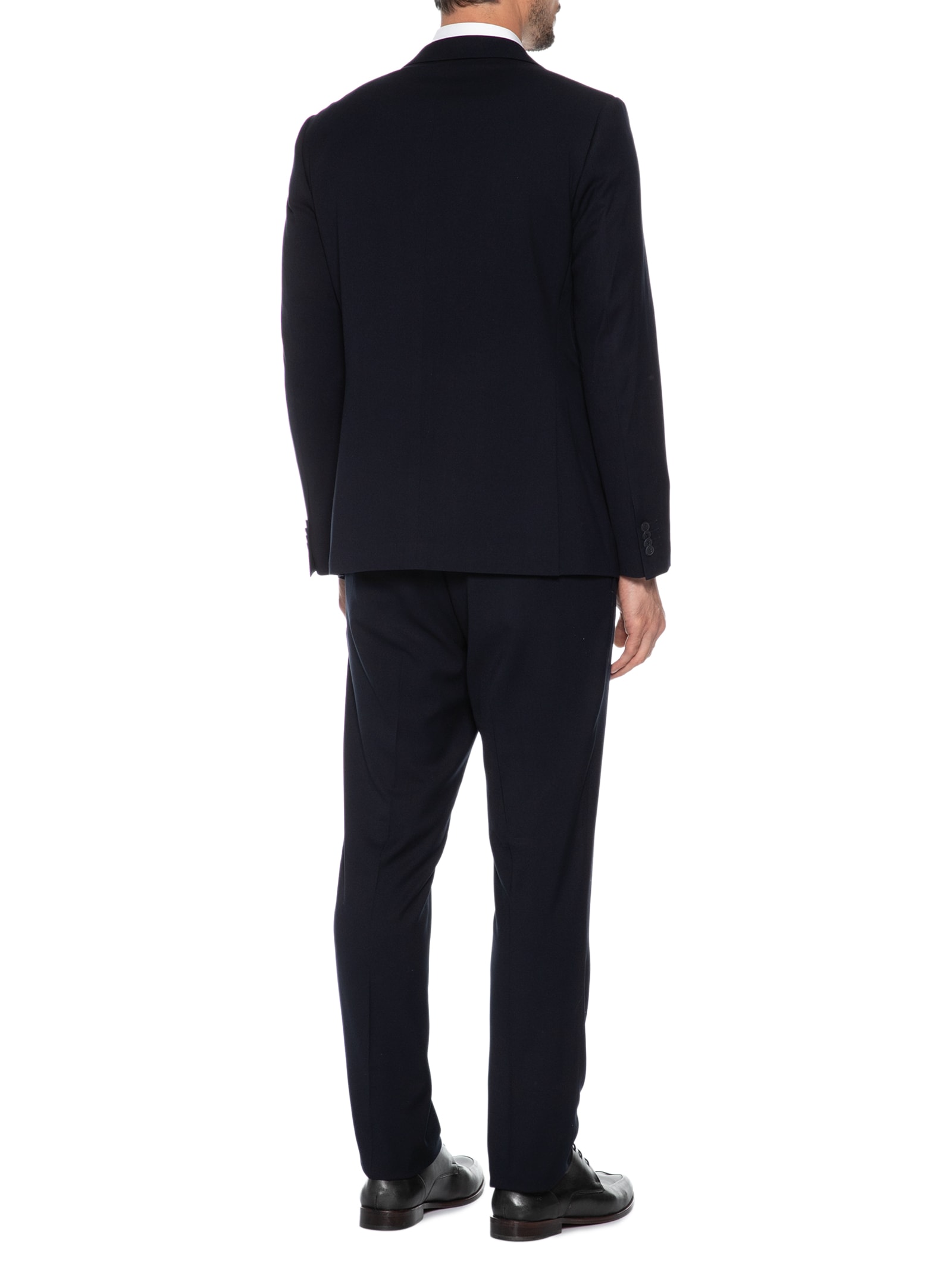 Costume Masculino Regular Em Poliviscose Azul Aramis