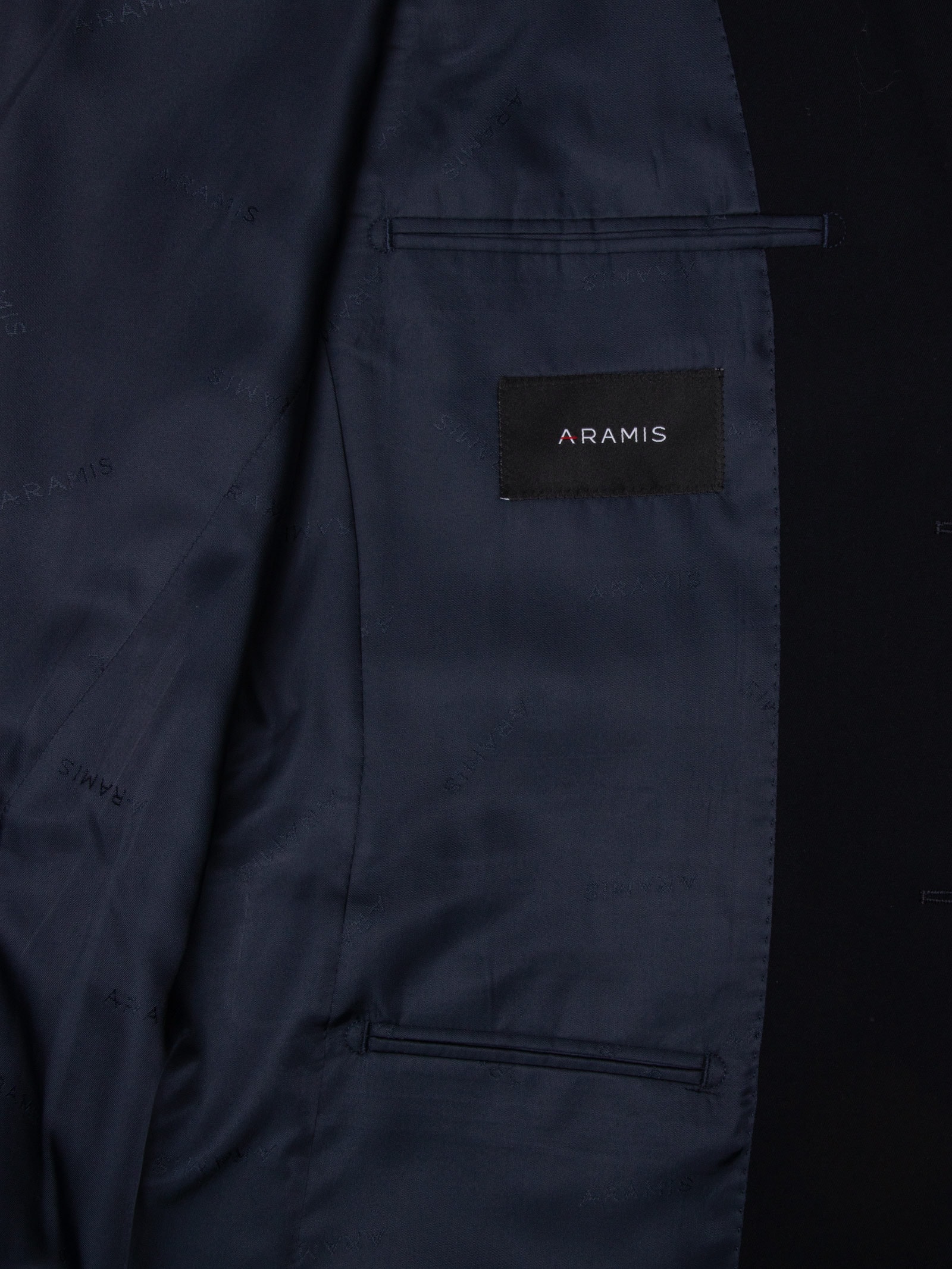 Costume Masculino Regular Em Poliviscose Azul Aramis