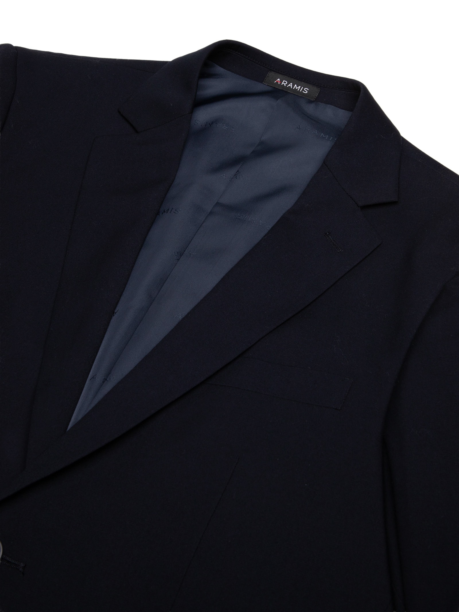 Costume Masculino Regular Em Poliviscose Azul Aramis
