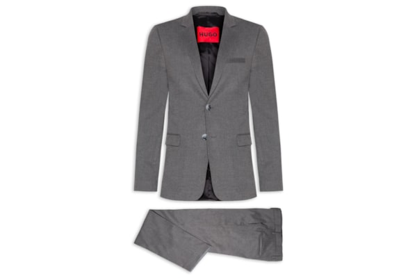 Costume Masculino Slim Fit Arti-Hesten 253X - Cinza