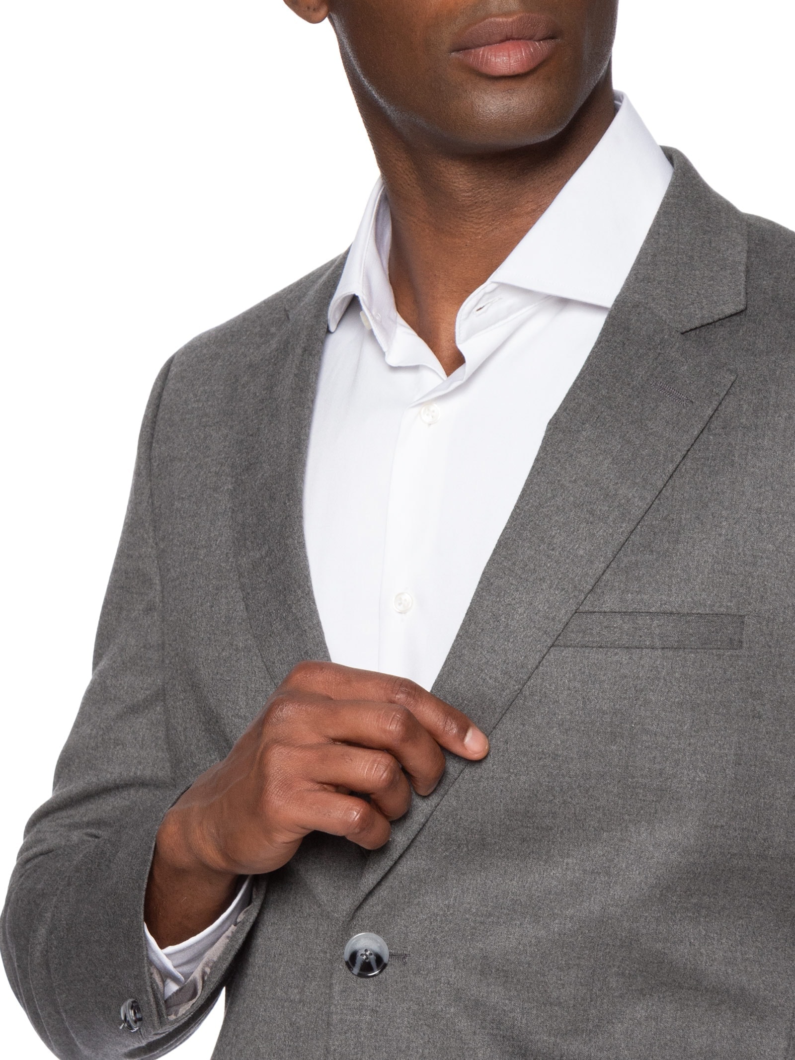 Costume Masculino Slim Fit Arti-Hesten 253X Cinza Hugo