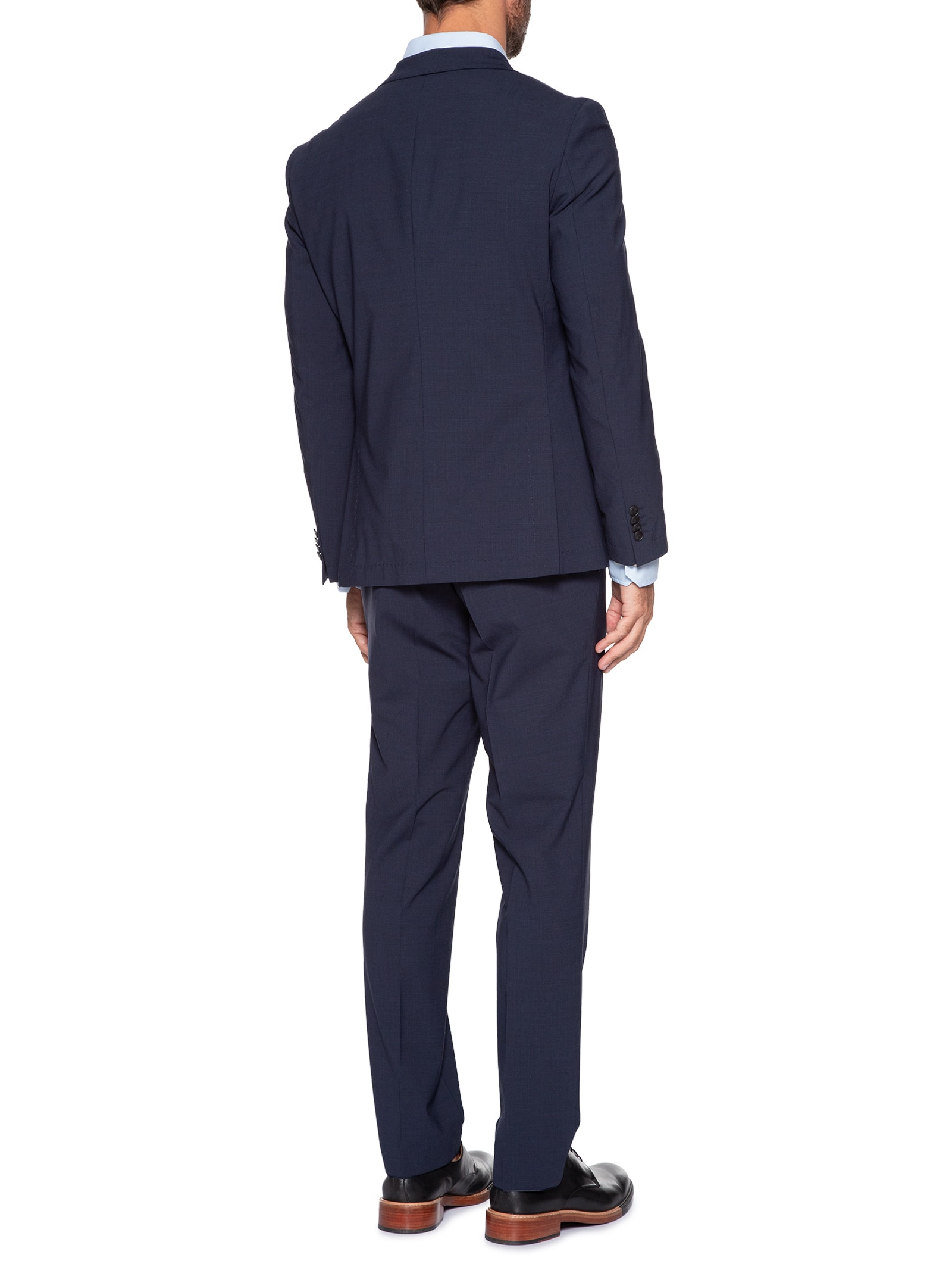 Costume Masculino Slim Fit P-Hge 2 Peças Azul Boss