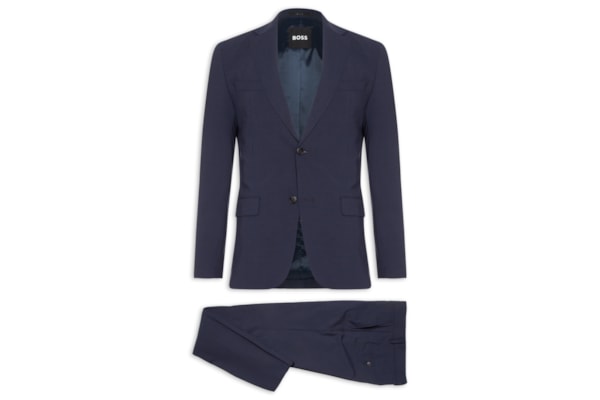 Costume Masculino Slim Fit P-Hge 2 Peças - Azul
