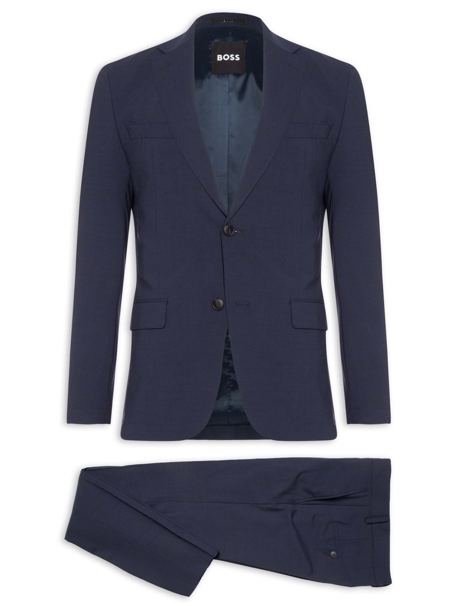 Costume Masculino Slim Fit P-Hge 2 Peças Azul Boss