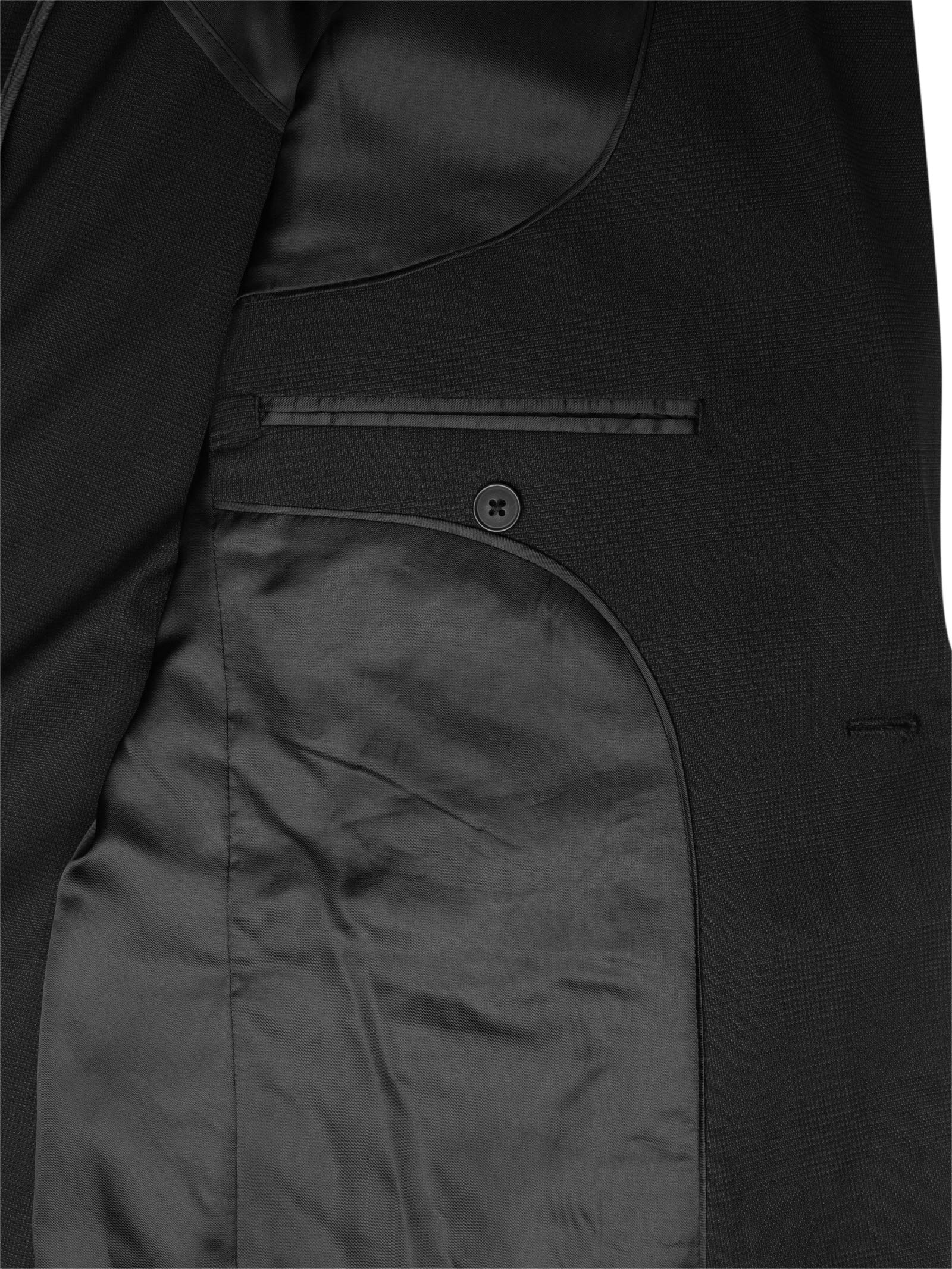 Costume Masculino Social Ponto Palito Slim Preto '2 Essential