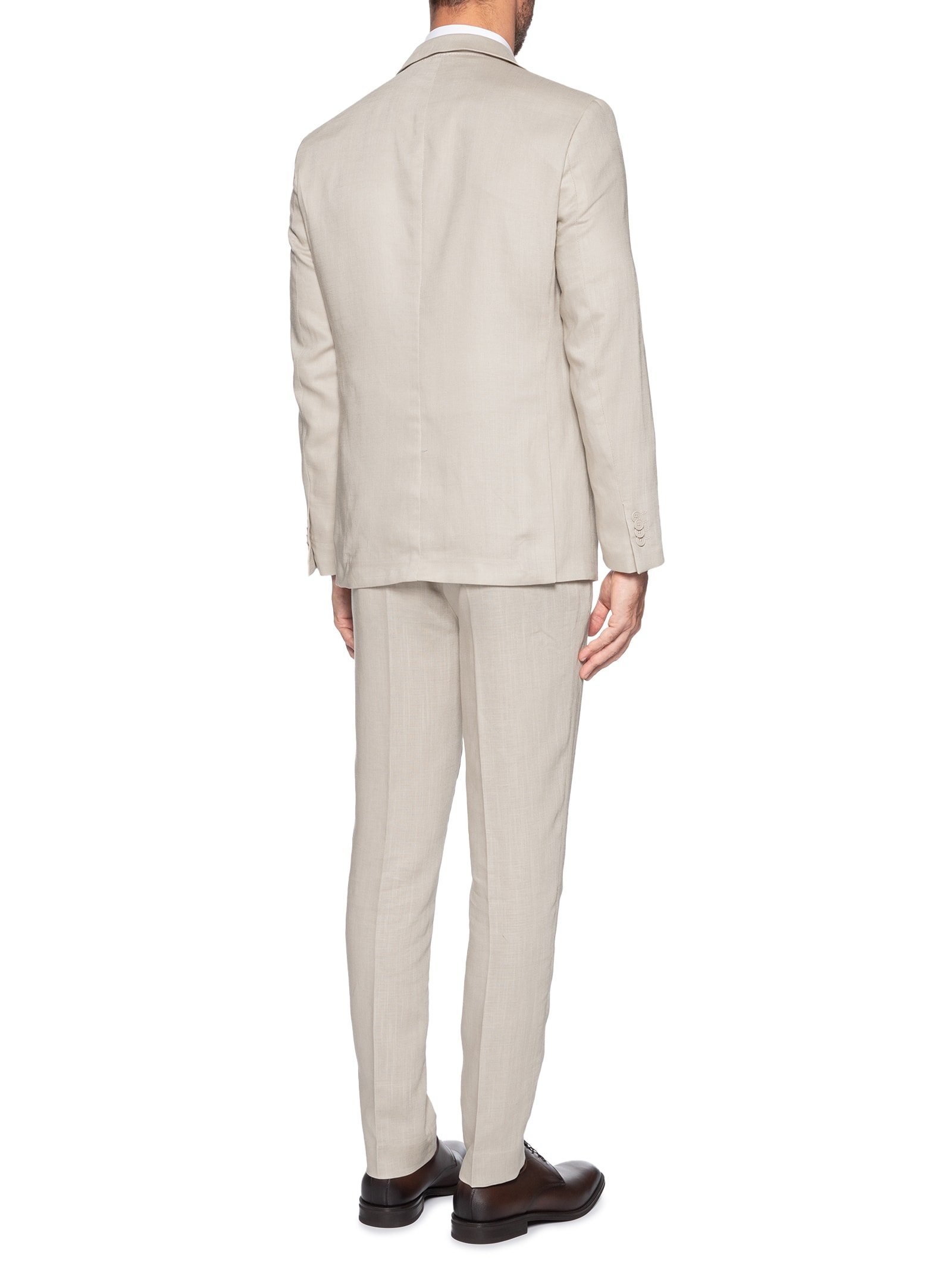 Costume Masculino Social Slim Bege '2 Essential